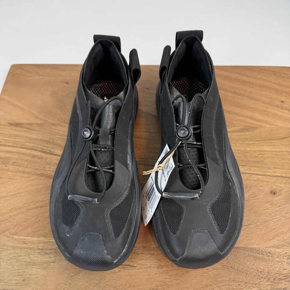 New Womens Stella McCartney x Adidas Sportswear Low Triple Black Sneakers Size 6